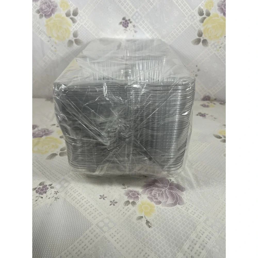 Resistant Cupcake Container‎ , 4-Compartment - 45 pcs Clear Plastic